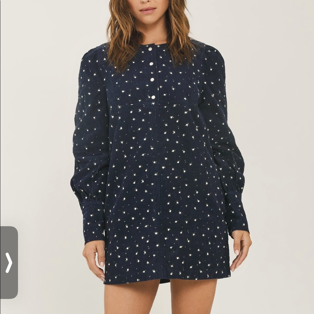 Something Navy Edie Long Sleeve Dress. New without Tags. Size Small.